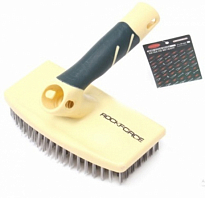 Щетка по металлу RF-3401214235 универсальная ручная и под "черенок"-вертикальный 45°/горизонтальный 